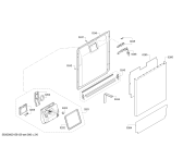 Схема №1 SMS50E38AU с изображением Шарнир для посудомоечной машины Bosch 00654122