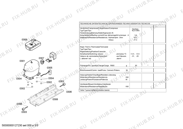 Схема №1 KG33VV45 с изображением Дверь для холодильника Siemens 00246640