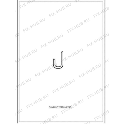 Уплотнитель двери для электропечи Indesit C00285532 в гипермаркете Fix-Hub