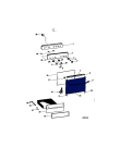 Схема №1 ACMK 6121/WH с изображением Рукоятка для плиты (духовки) Whirlpool 482000092261