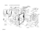 Схема №1 0750092029 EH640SV с изображением Рамка для плиты (духовки) Bosch 00195116