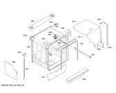 Схема №2 SMV53E00TC с изображением Передняя панель для электропосудомоечной машины Bosch 00673800