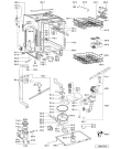 Схема №1 ADG 8315/1 IX с изображением Микродвигатель для электропосудомоечной машины Whirlpool 480131000095