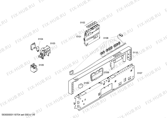 Схема №2 3VF341ND VF341N с изображением Декоративная рамка для посудомойки Bosch 00445545