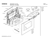 Схема №2 HB55164FN с изображением Фронтальное стекло для плиты (духовки) Siemens 00216245