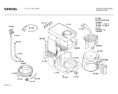 Схема №1 TC7410 с изображением Крышка для кофеварки (кофемашины) Siemens 00117744