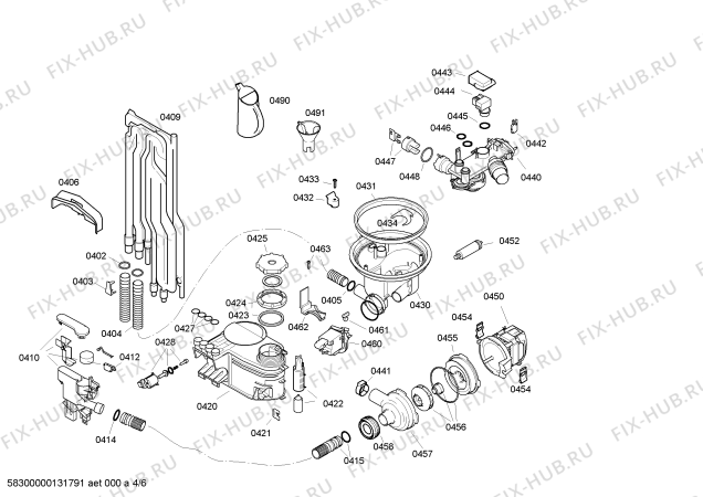Схема №2 SE5HNE2 с изображением Передняя панель для посудомоечной машины Bosch 00665505