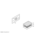 Схема №2 CH10142 energy с изображением Передняя часть корпуса для духового шкафа Bosch 00444654