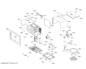 Схема №1 3WGX1959P с изображением Панель для микроволновой печи Bosch 00674687