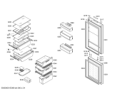Схема №1 KGN36SB40 с изображением Панель для холодильника Bosch 00704844