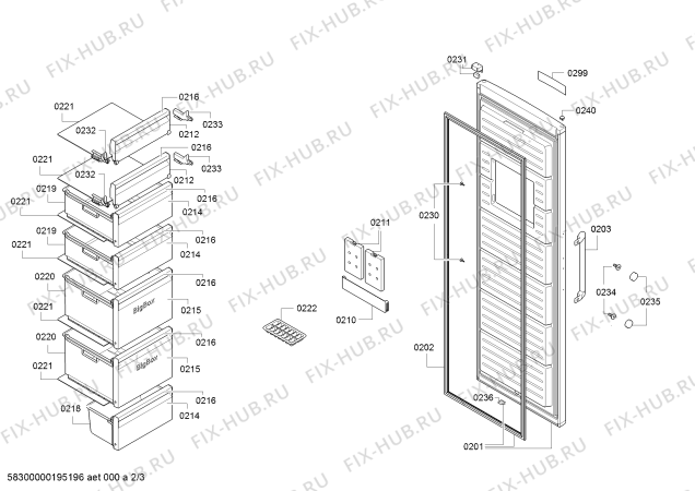 Схема №1 GS36NVW30M с изображением Испаритель для холодильника Bosch 00709484