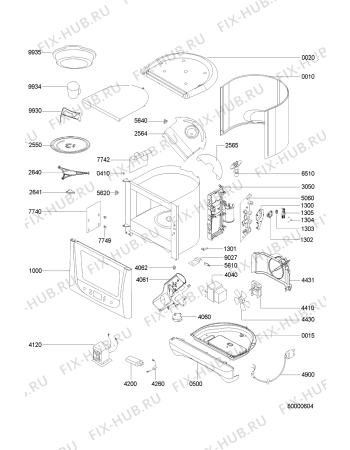 Схема №1 MAX 15/AW с изображением Дверца для свч печи Whirlpool 481244269538