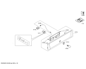 Схема №1 3HB660X с изображением Модуль управления, незапрограммированный для плиты (духовки) Bosch 00674944