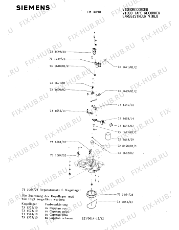 Схема №3 FM4898 с изображением Инструкция по эксплуатации для телевизора Siemens 00530444