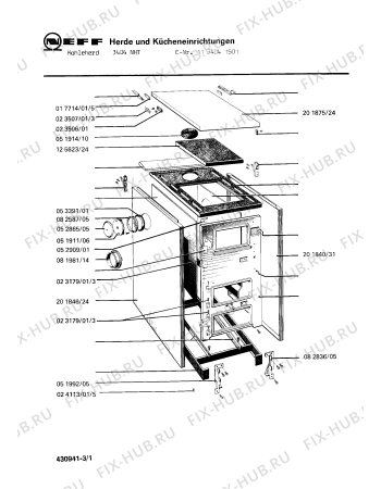 Схема №2 1137041200 3704HKT с изображением Огнеупорный камень для плиты (духовки) Bosch 00081778