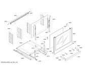 Схема №5 HGV74W755R Bosch с изображением Планка для плиты (духовки) Bosch 00688789