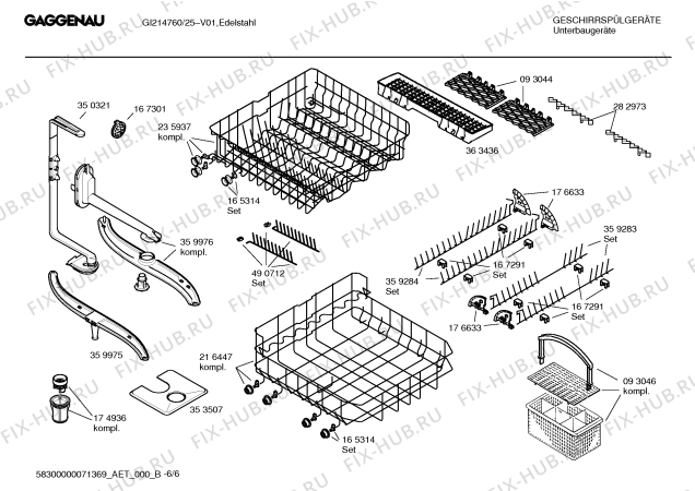 Схема №3 GI976760 с изображением Инструкция по установке/монтажу для посудомоечной машины Bosch 00580115