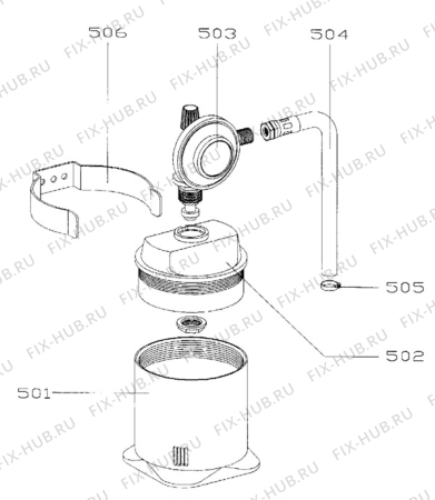 Взрыв-схема холодильника Electrolux RC2000-24 - Схема узла Accessories