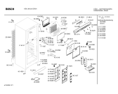 Схема №2 KSU36122GR с изображением Дверь для холодильной камеры Bosch 00240781