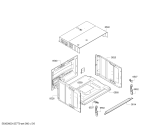 Схема №1 HB26D555W с изображением Панель управления для духового шкафа Siemens 00711914
