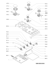 Схема №1 AKM 232/WH с изображением Затычка для духового шкафа Whirlpool 481244038911