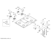Схема №3 SGS304FS Thermador с изображением Решетка для плиты (духовки) Bosch 00701770