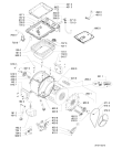 Схема №1 AWE7621 P с изображением Микромодуль для стиральной машины Whirlpool 481010596449