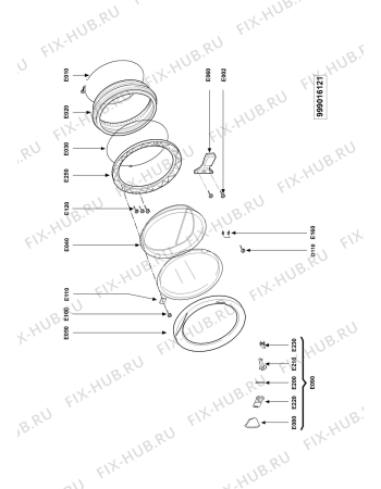 Схема №3 AWG 707 F с изображением Колесо для стиралки Whirlpool 481252888135