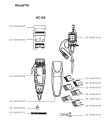 Схема №1 HC141 с изображением Элемент корпуса для электрофена Rowenta CS-00093914
