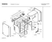 Схема №1 SE35633II с изображением Вкладыш в панель для посудомоечной машины Siemens 00366041