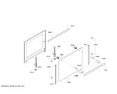 Схема №3 CF110250 с изображением Внутренняя дверь для духового шкафа Bosch 00447489