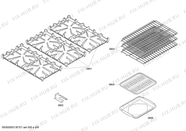 Схема №3 DP366CS с изображением Труба для плиты (духовки) Bosch 00445584
