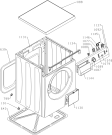 Схема №1 W7243PR (445279, PS10/13140) с изображением Переключатель для стиралки Gorenje 445335