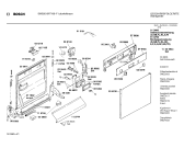 Схема №2 SMU2026CH с изображением Передняя панель для электропосудомоечной машины Bosch 00273638