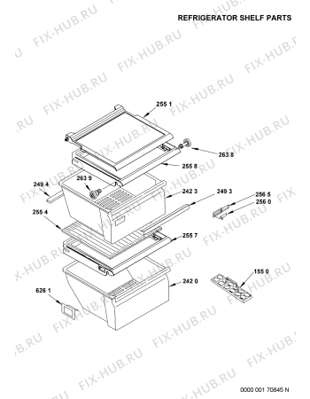 Схема №2 AS2023GIMM с изображением Сенсорная панель для холодильника Whirlpool 481245229027