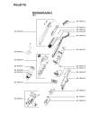 Схема №1 RH855401/9A2 с изображением Рукоятка для мини-пылесоса Rowenta RS-RH5048