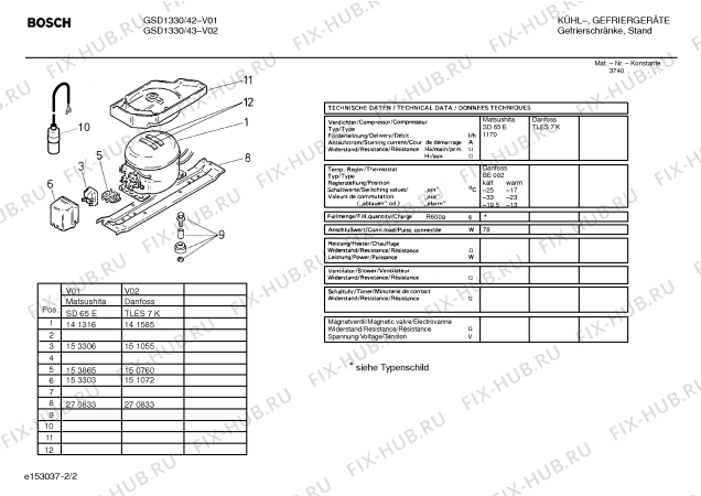 Схема №1 GSD1330 с изображением Дверь для холодильника Bosch 00214088