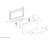 Схема №2 HB90054 с изображением Передняя панель для духового шкафа Siemens 00674279