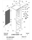 Схема №4 BEKO CDA 38200 (7509020001) с изображением Дверца для холодильника Beko 4551840100