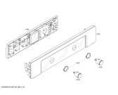 Схема №2 HBN3450UC с изображением Панель управления для плиты (духовки) Bosch 00479348
