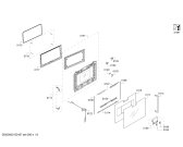 Схема №1 BM275110 с изображением Дверь для плиты (духовки) Bosch 00686269