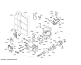 Схема №2 SGS55M02TC с изображением Передняя панель для электропосудомоечной машины Bosch 00662957