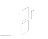 Схема №5 T36BT820NS с изображением Крышка для холодильника Bosch 00656242