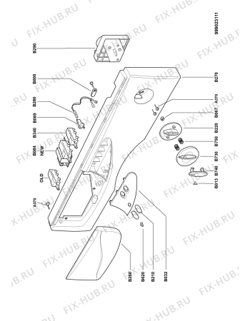 Схема №1 MYU055MCWT OS с изображением Декоративная панель для сушильной машины Whirlpool 481246469448