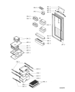 Схема №1 KDIF 2050/2 с изображением Контейнер для холодильной камеры Whirlpool 481946678442