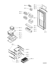 Схема №1 KDU 1213/2 WS с изображением Контейнер для холодильника Whirlpool 481241878032