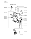 Схема №2 EA8080PE/70G с изображением Плата управления для электрокофеварки Krups MS-5883992