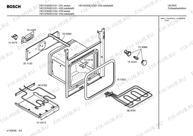 Схема №1 HEV2750EU с изображением Ручка выбора температуры для духового шкафа Bosch 00181632