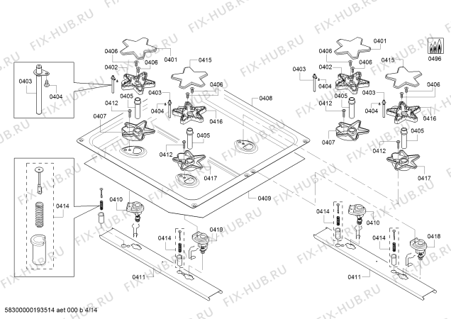 Схема №2 PRD606RCG Thermador с изображением Крышка для духового шкафа Bosch 12013655