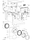 Схема №1 WA SENSE XL 34SD с изображением Модуль (плата) для стиралки Whirlpool 481074289396